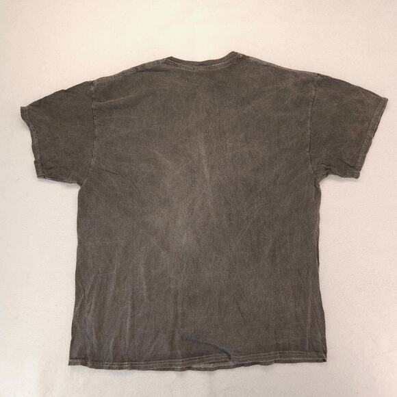 PacSun Casual Crew Neck Short Sleeve Striped T Shirt Mens Size Large L Gray - Picture 9 of 9